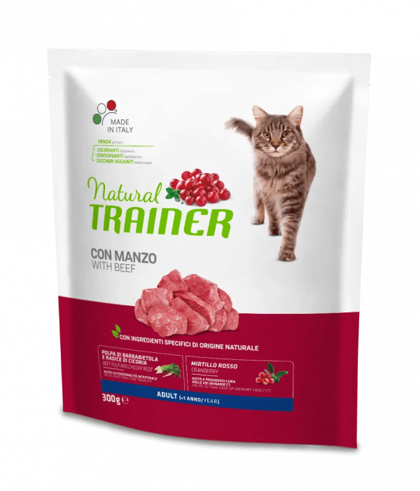 TRAINER NATURAL CAT ADULT MANZO 300 GR
