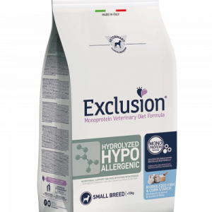 EXCLUSION DOG HYPO HYDROLIZED PESCE E MAIS SMALL 2 KG