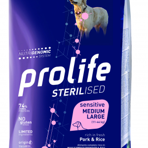 PROLIFE DOG ADULT STERILIZED MAIALE 2,5 KG