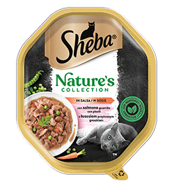 SHEBA NATURAL SALMONE E PISELLI 85 GR
