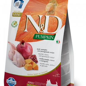 ND DOG ZUCCA QUAGLIA E MELOGRANO ADULT MINI 2 KG