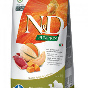 ND DOG ZUCCA ANATRA E MELONE ADULT MEDIO MAXI 12 KG