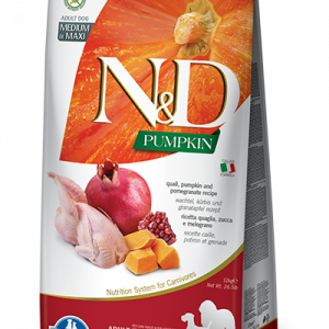 ND DOG ZUCCA E QUAGLIA ADULT MEDIO MAXI 12 KG
