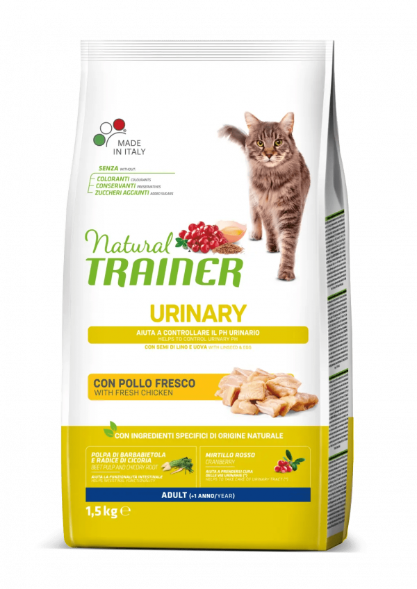 TRAINER NATURAL CAT URINARY POLLO 1,5 KG