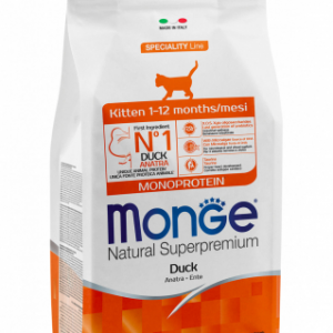 MONGE CAT KITTEN ANATRA 400 GR