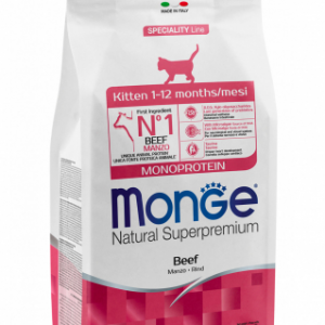 MONGE CAT KITTEN MANZO 400 GR