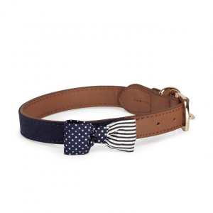 COLLARE CANE "AMERICAN FLAG" BLU 20X460 MM
