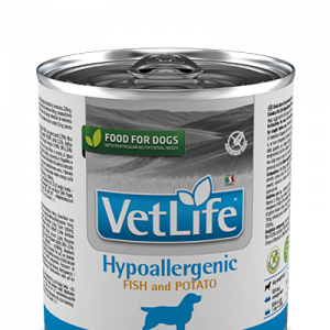 VET LIFE DOG HYPOALLERGENIC PESCE E PATATE 300 GR
