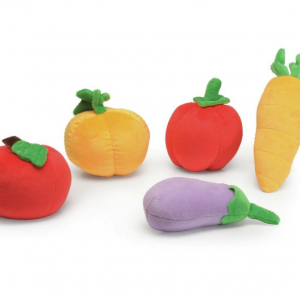 GIOCO CANE ORTAGGI IN PELUCHE