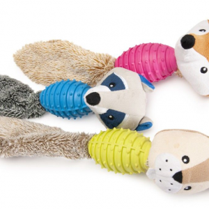 GIOCO CANE PELUCHE E TPR 35 CM