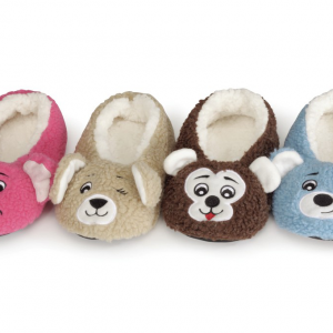 GIOCO CANE PANTOFOLA IN PELUCHE CON SQUEAKER 24 CM