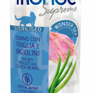 MONGE SUPREME STERILIZED TONNO TRIGLIA E FAGIOLINI BUSTINA 80 GR