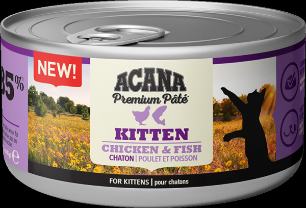 ACANA CAT KITTEN PATÈ LATTINA 85 GR