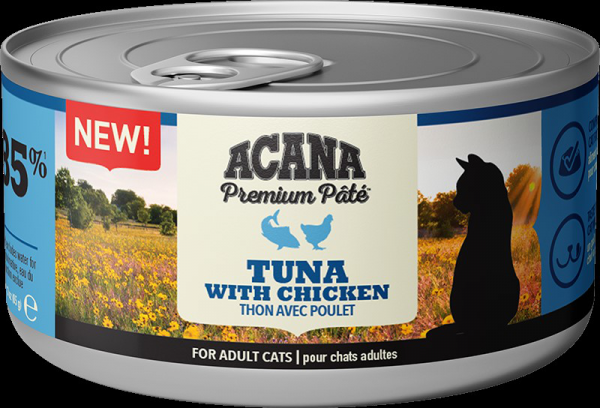 ACANA CAT PATÈ TONNO E POLLO LATTINA 85 GR