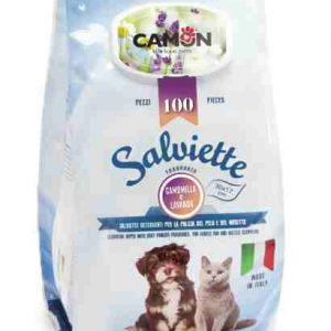 SALVIETTE CAMON LAVANDA E CAMOMILLA 100 PZ