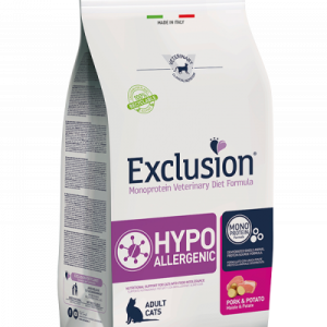 EXCLUSION CAT HYPO MAIALE E PATATE 1,5 KG