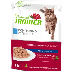 TRAINER NATURAL CAT MULTIPACK ADULT TONNO 4 BUSTINE 85 GR