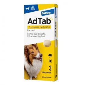 ADTAB CANE 22-45 KG 900 MG BLU 3 COMPRESSE