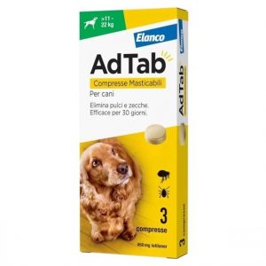 ADTAB CANE 11-22 KG 450 MG VERDE 3 COMPRESSE