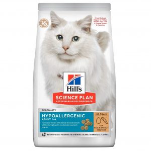 HILLS GATTO HYPOALLERGENIC UOVA E INSETTI 1,5 KG