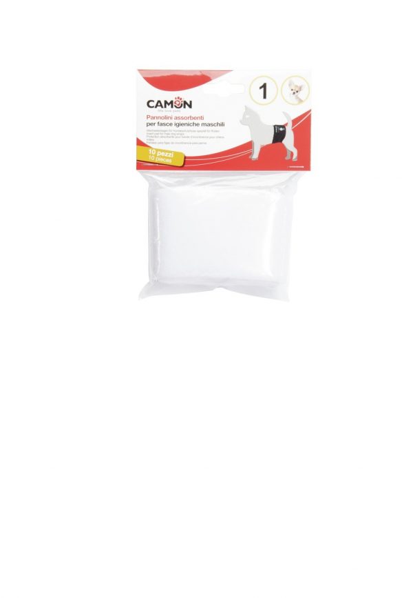 PANNOLINI PER FASCIA IGIENICA CANE MASCHI0 TG 1 X 10 PZ
