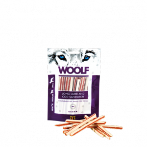 WOOLF SANDWICH DI AGNELLO E MERLUZZO 100 GR