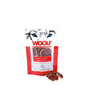 WOOLF SUSHI MANZO E MERLUZZO 100 GR