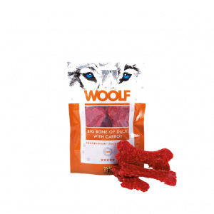 WOOLF OSSO MEDIO ANATRA E CAROTA 100 GR