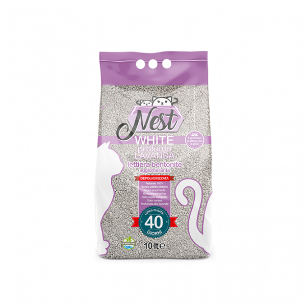 LETTIERA NEST BENTONITE LAVANDA 10 LT