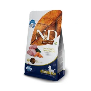 ND DOG BROWN AGNELLO SPIRULINA E CAROTE ADULT MINI 2 KG