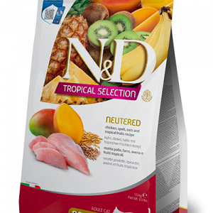 ND CAT TROPICAL SELECTION POLLO NEUTERED 4+1 KG