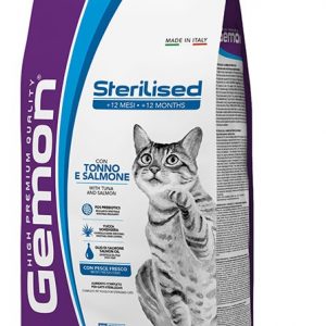 GEMON CAT STERILIZED TONNO E SALMONE 2 KG