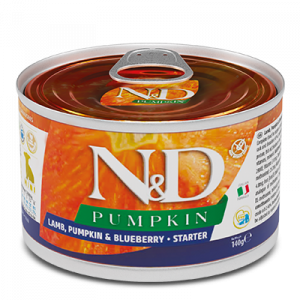 ND DOG ZUCCA AGNELLO E MIRTILLO STARTER 285 GR
