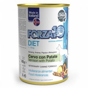 FORZA 10 CANE DIET PATÈ CERVO E PATATE LATTINA 400 GR