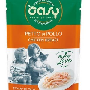 OASY CAT MORE LOVE PETTO DI POLLO BUSTINA 70 GR
