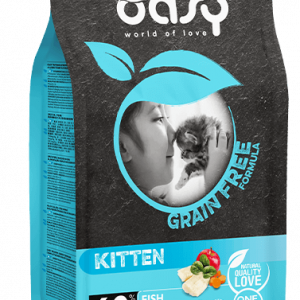 OASY CAT GRAIN FREE KITTEN PESCE 300 GR