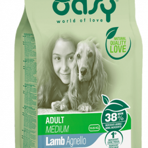 OASY DOG ADULT MEDIUM AGNELLO 3 KG