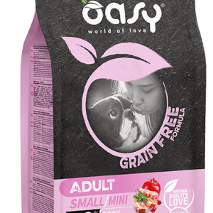 OASY DOG GRAIN FREE ADULT SMALL MINI MAIALE 800 GR