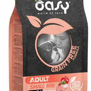 OASY DOG GRAIN FREE ADULT SMALL MINI TACCHINO 2,5 KG