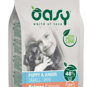 OASY DOG ONE PUPPY SMALL SALMONE 800 GR