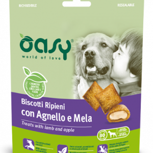 OASY SNACK BISCOTTI AGNELLO E MELA 80 GR