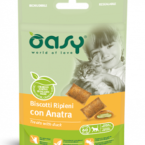 OASY SNACK CAT BISCOTTI ANATRA 60 GR