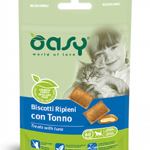 OASY SNACK CAT BISCOTTI TONNO 60 GR