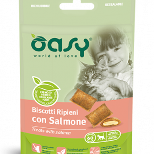 OASY SNACK CAT BISCOTTI SALMONE 60 GR