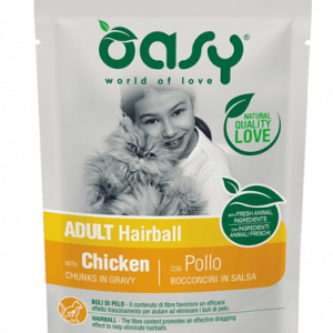 OASY CAT BOCCONCINI HAIRBALL BUSTINA 85 GR