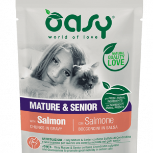 OASY CAT BOCCONCINI MATURE SALMONE BUSTINA 85 GR