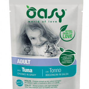OASY CAT BOCCONCINI TONNO BUSTINA 85 GR
