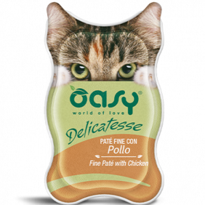 OASY CAT DELICATESSE PATE' POLLO VASCHETTA 85 GR
