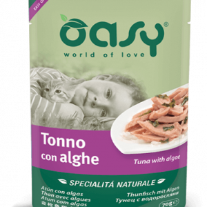 OASY CAT TONNO E ALGA BUSTINA 70 GR