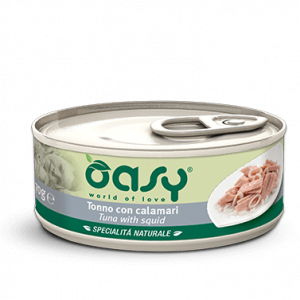 OASY CAT TONNO E CALAMARI LATTINA 70 GR